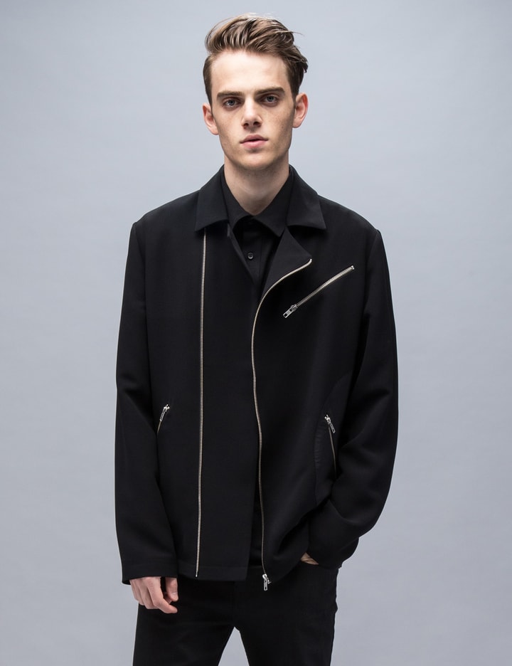 Side Circle Patch Biker Jacket Placeholder Image