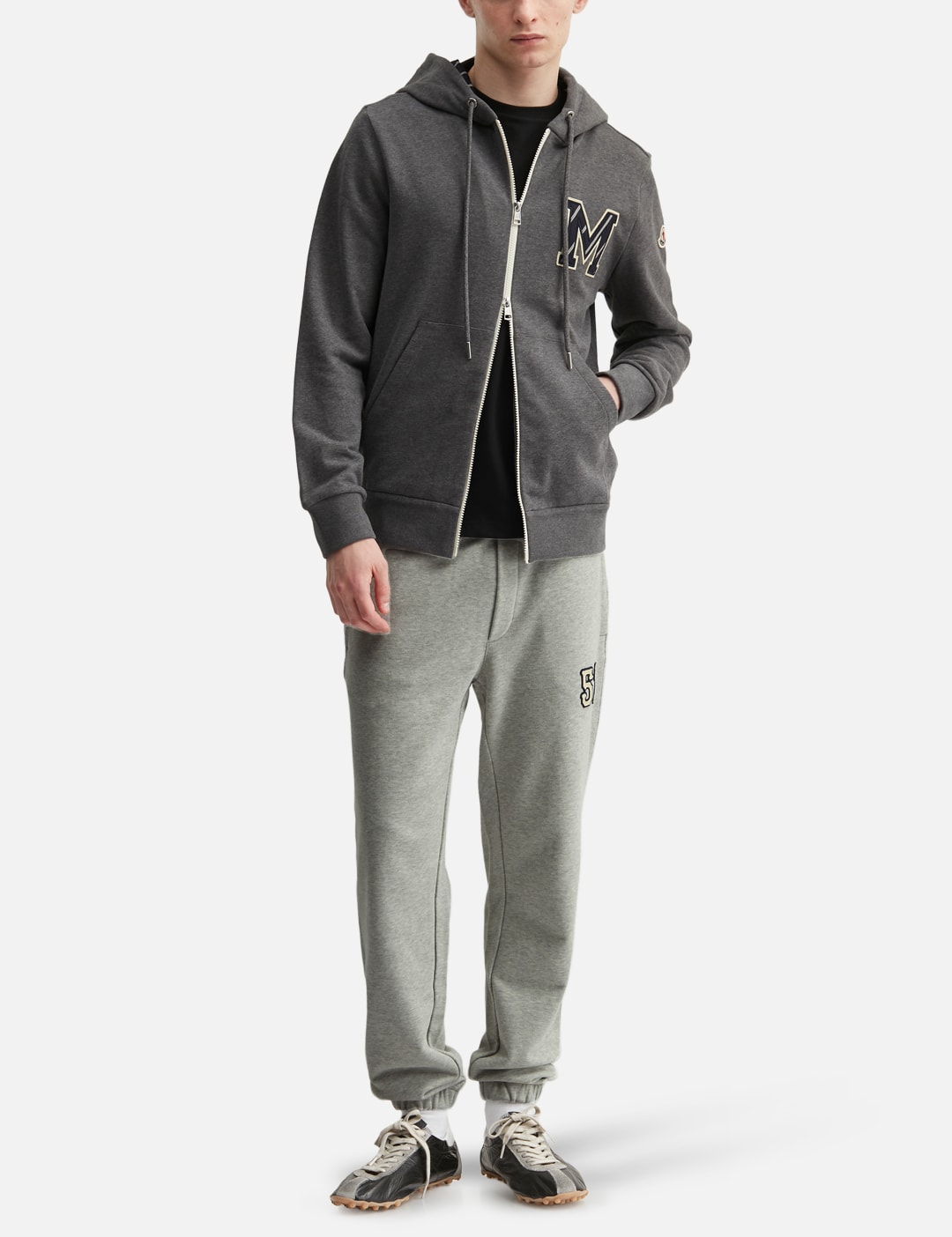 Monogram Cotton Zip-Up Hoodie view 15