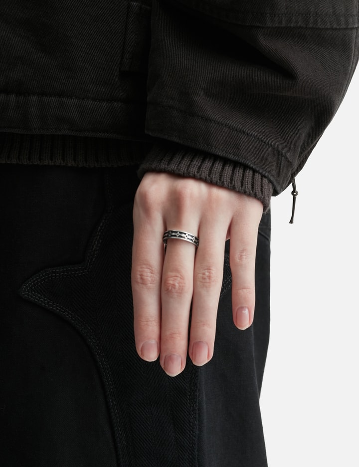 POLYTERU 925 SILVER RING 005 - STAR