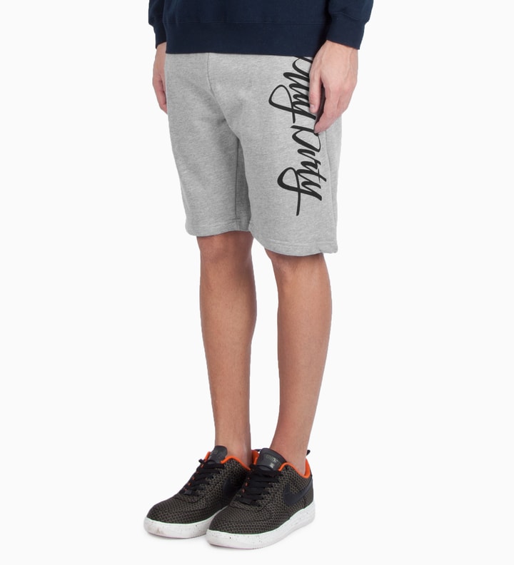 Heather Grey Play Dirty Script Sweatshorts Placeholder Image