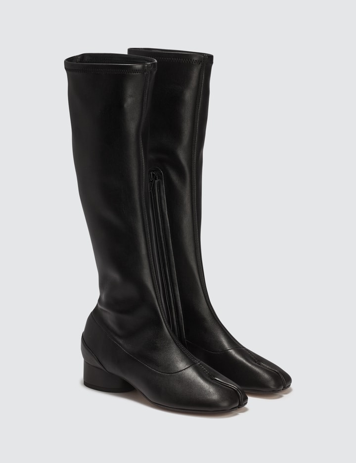 Stretch Leather Long Boots Placeholder Image