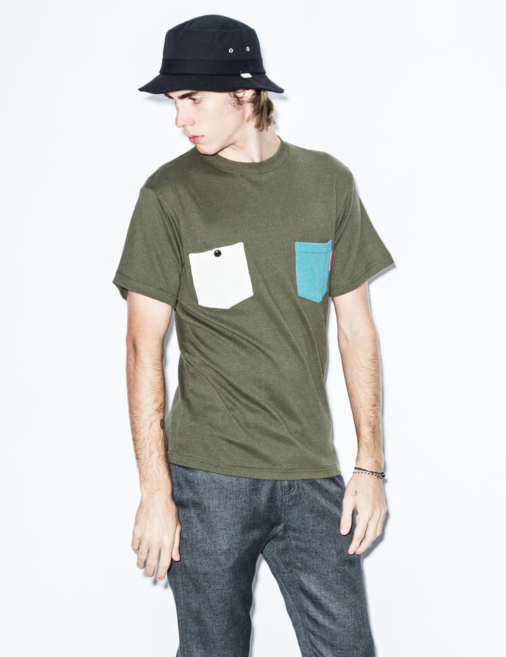 Sage Recycle Hemp Pocket T-Shirt Placeholder Image