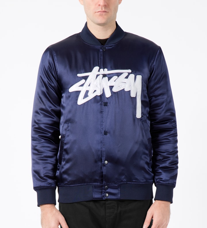 Navy Stock Satin Jacket Placeholder Image