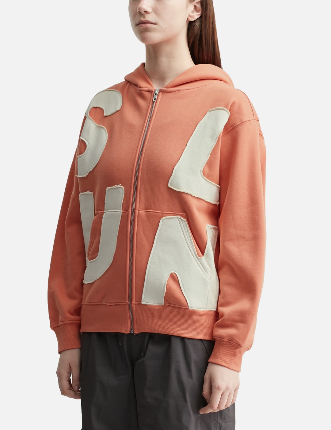 Capital Brushed Zip Up Hoodie view 8