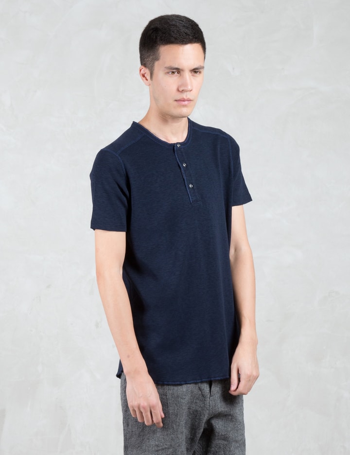 1 X 1 Slub Rib S/S Henley T-Shirt Placeholder Image