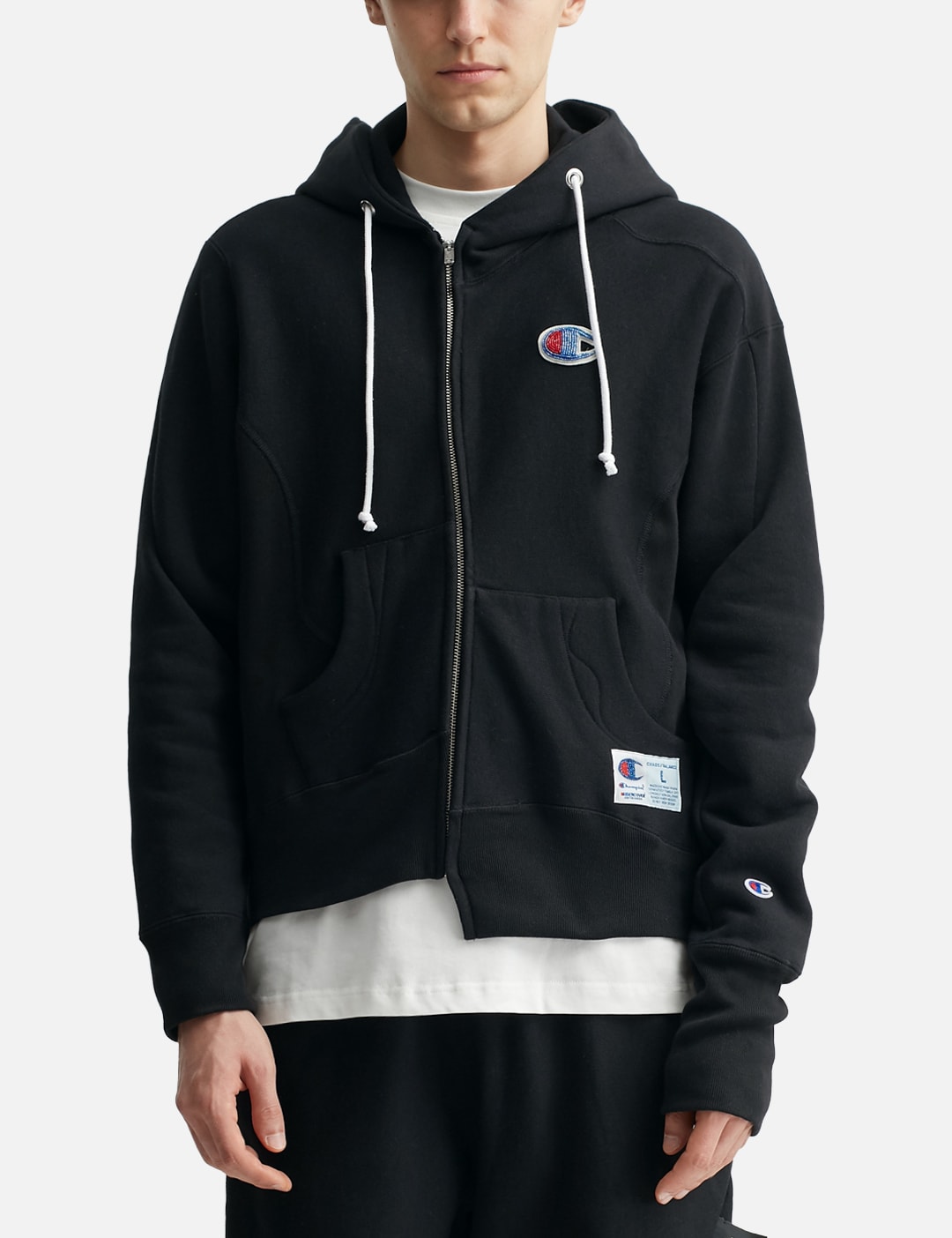 X Champion UC2E1802-1 Curved Zip-Up Hoodie view 18