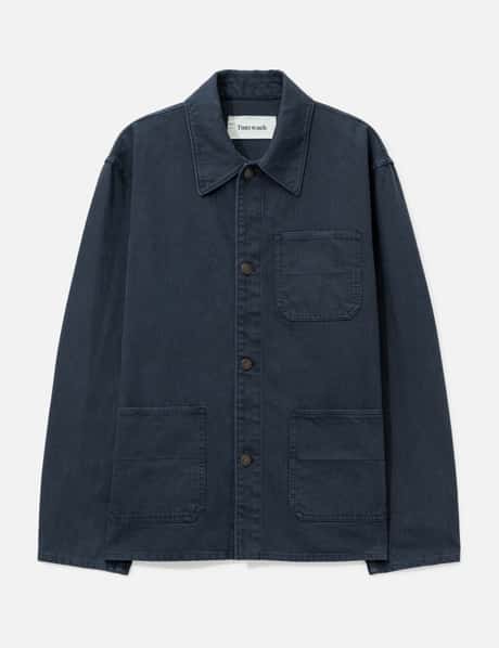 Garment Washed Cotton Twill Utility Jacket view 6