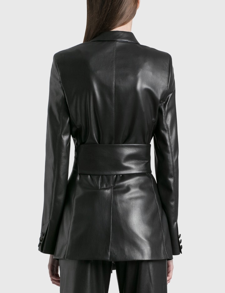Bea Vegan Leather Blazer Placeholder Image