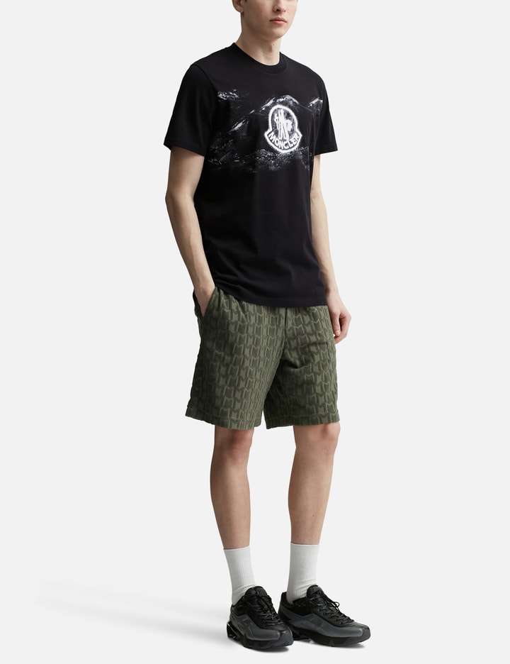 Shop Moncler Short Sleeve T-shirt In Black