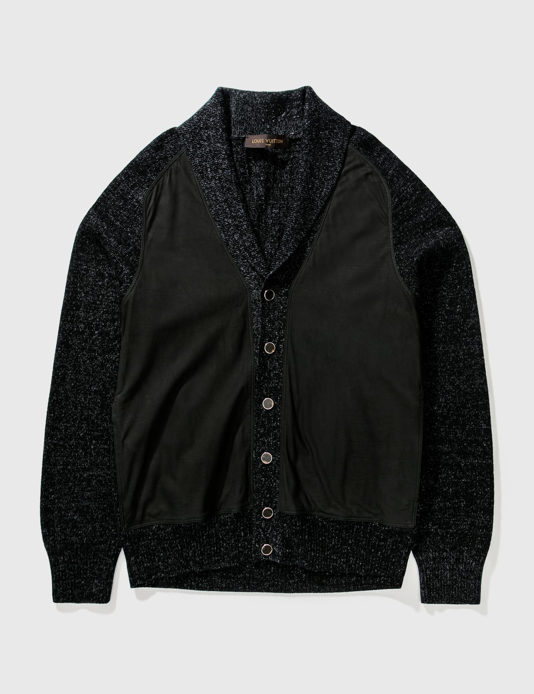 Louis Vuitton - Louis Vuitton Leather Patch Cardigan  HBX - Globally  Curated Fashion and Lifestyle by Hypebeast