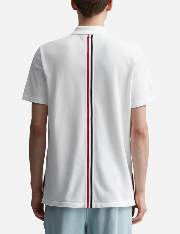 Center Back RWB-Stripe Polo Shirt Placeholder Image