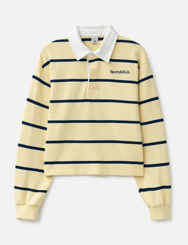 Sporty & Rich Serif Logo Rugby Polo