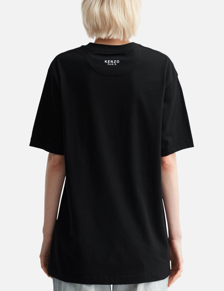 'Boke Flower' Embroidered T-shirt in Cotton Placeholder Image