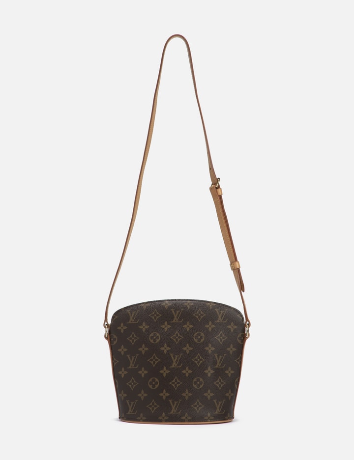 Louis+Vuitton+Drouot+Shoulder+Bag+Brown+Canvas+Monogram for sale