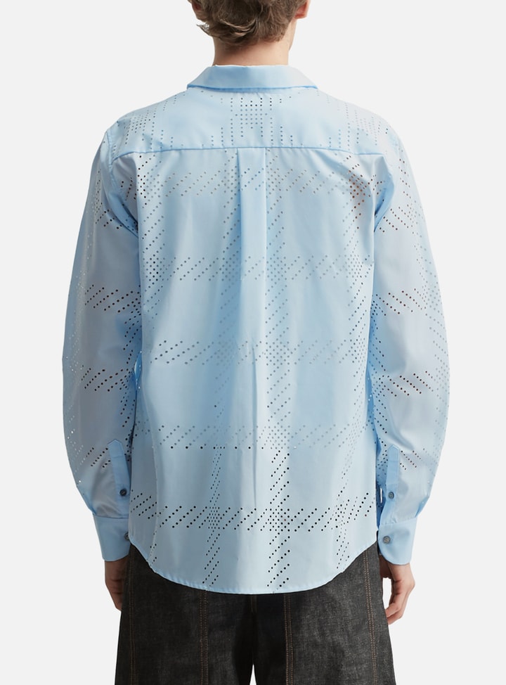 Laser Check Perforated Shirt Placeholder Image
