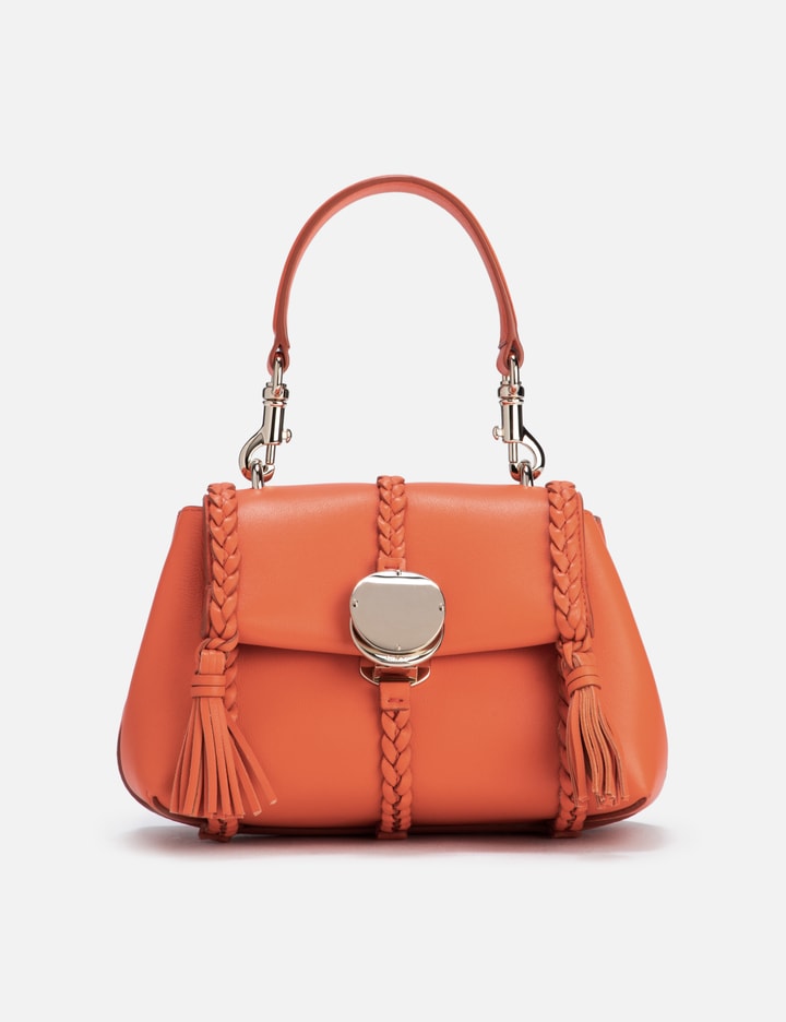 Shop Chloé Penelope Mini Soft Shoulder Bag In Orange