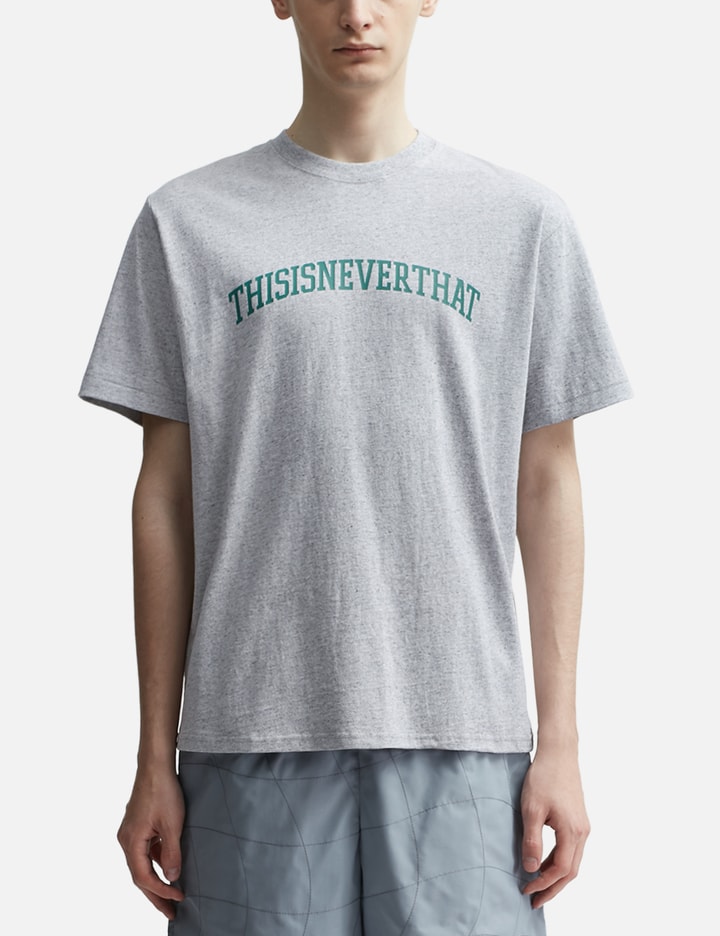 Shop Thisisneverthat Arch-logo T-shirt In Grey
