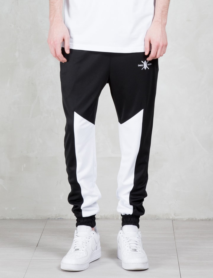 Black Mesh Panel Track Pants Placeholder Image