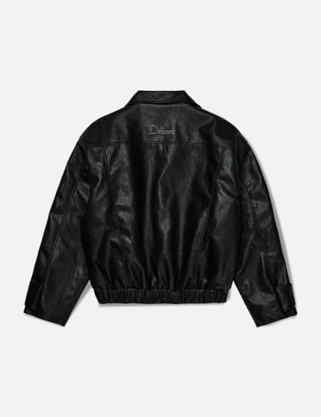 Faux Leather Bomber Jacket view 13