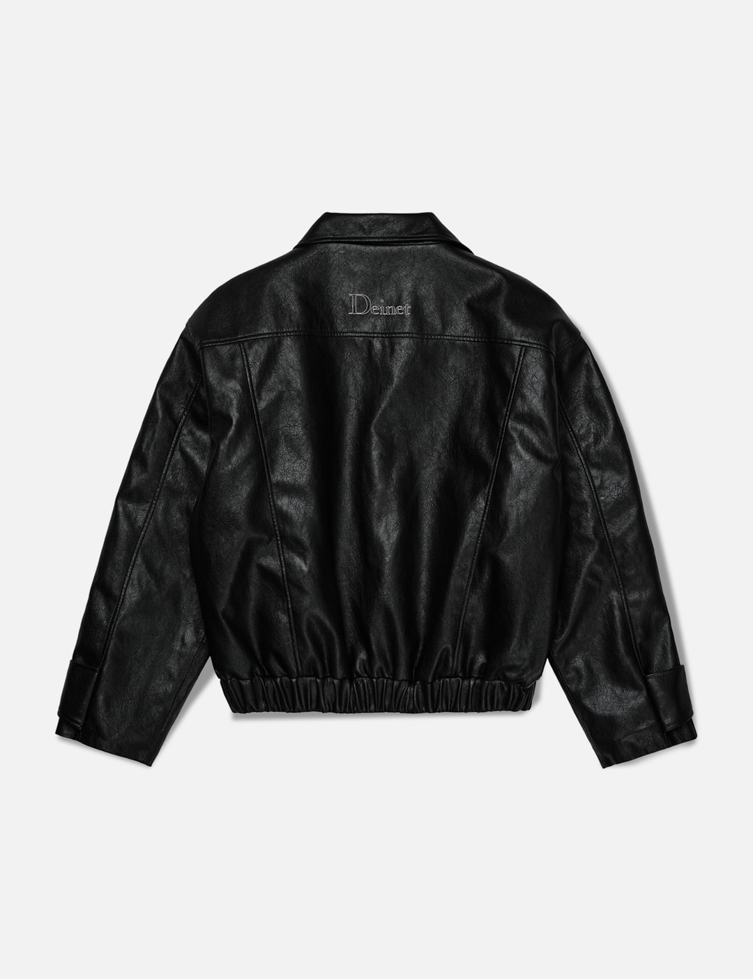 Faux Leather Bomber Jacket view 14