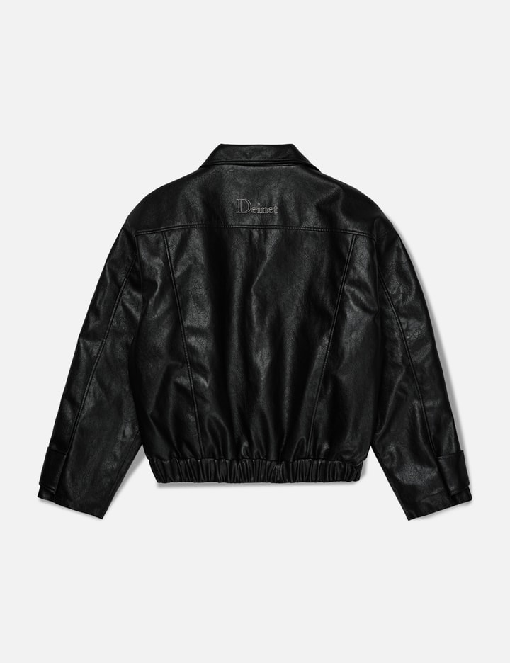 Faux Leather Bomber Jacket Placeholder Image