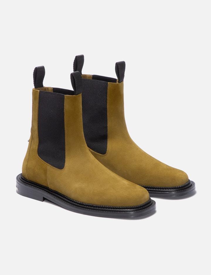 Toga Virilis Black Leather Chelsea Boots