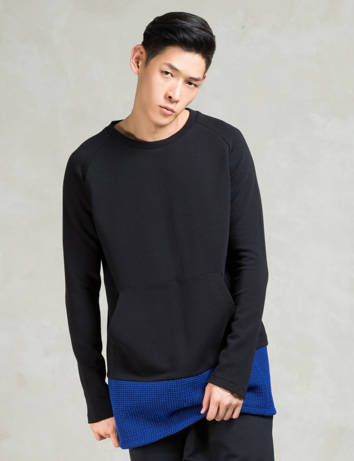 Black Half Wool Sweatshirt Placeholder Image