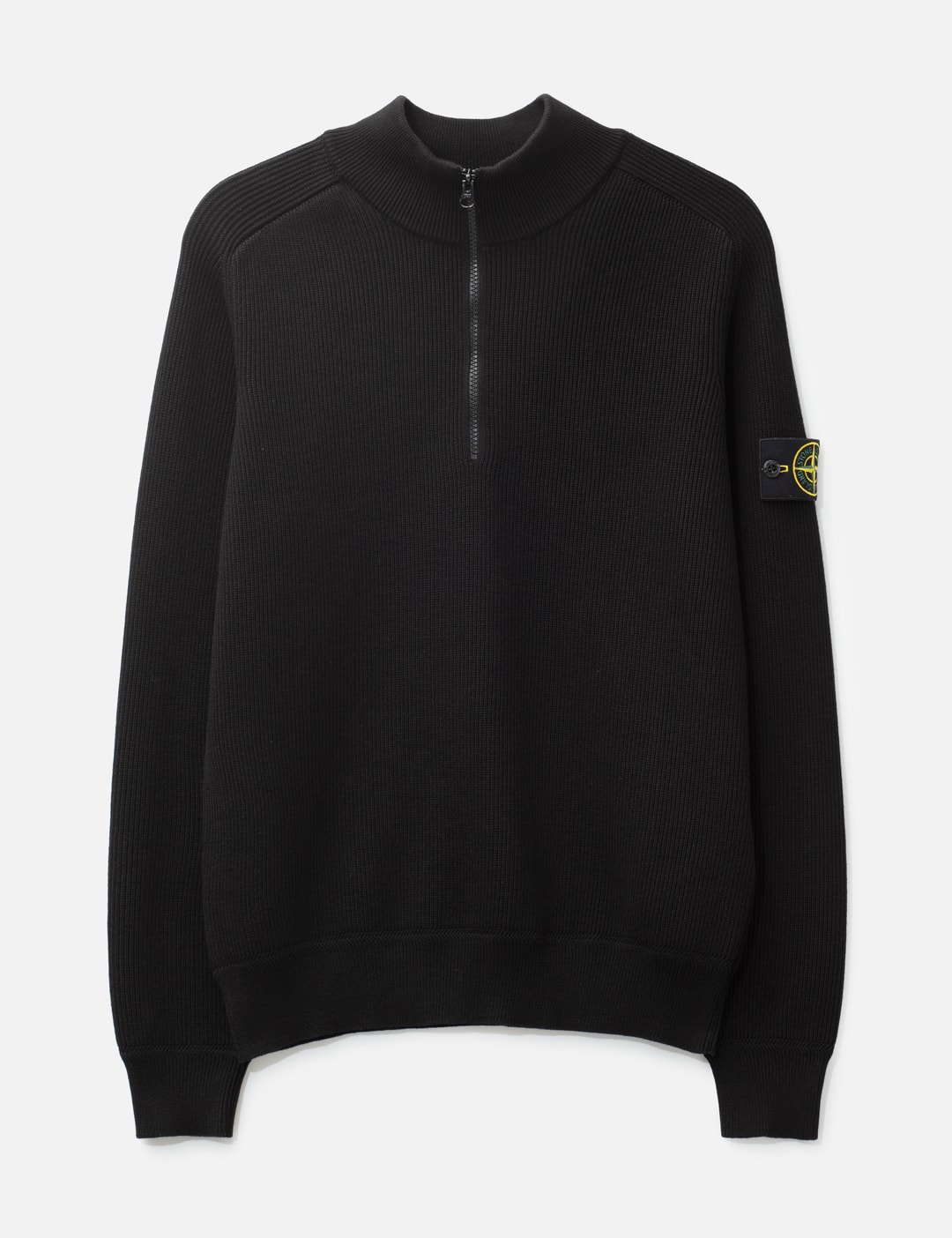 Half Zip Waffle Knit view 7