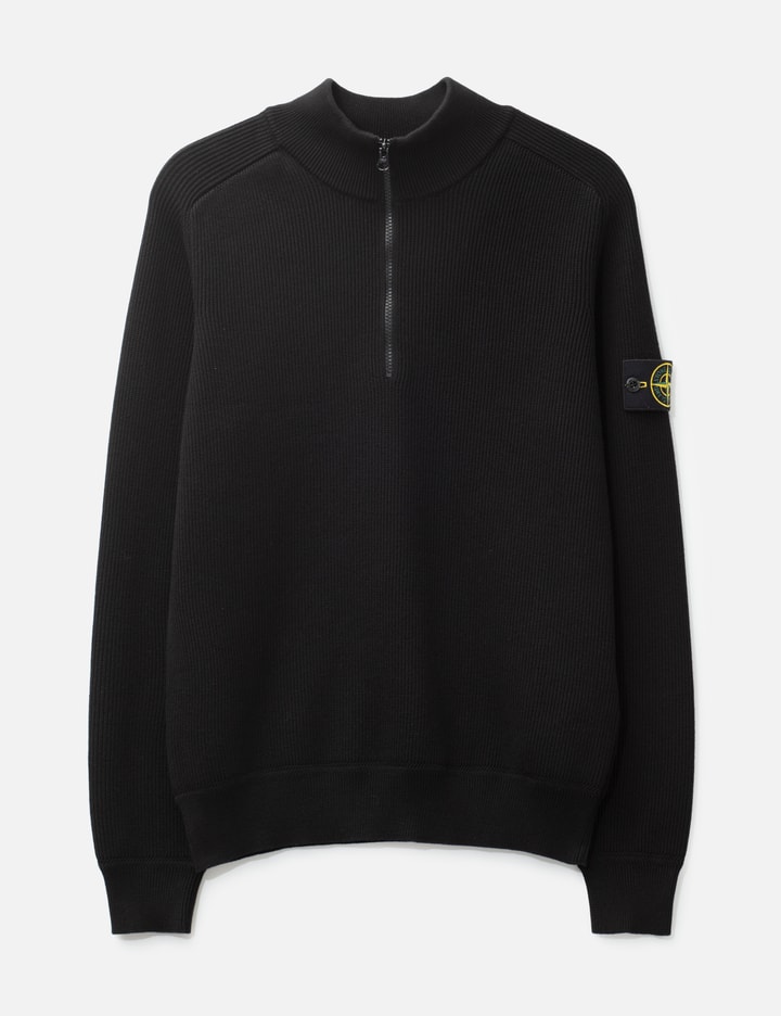 Stone Island Half Zip Waffle Knit