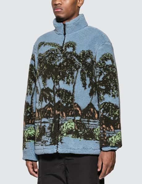Stüssy Hawaiian Jacquard Mock Jacket HBX