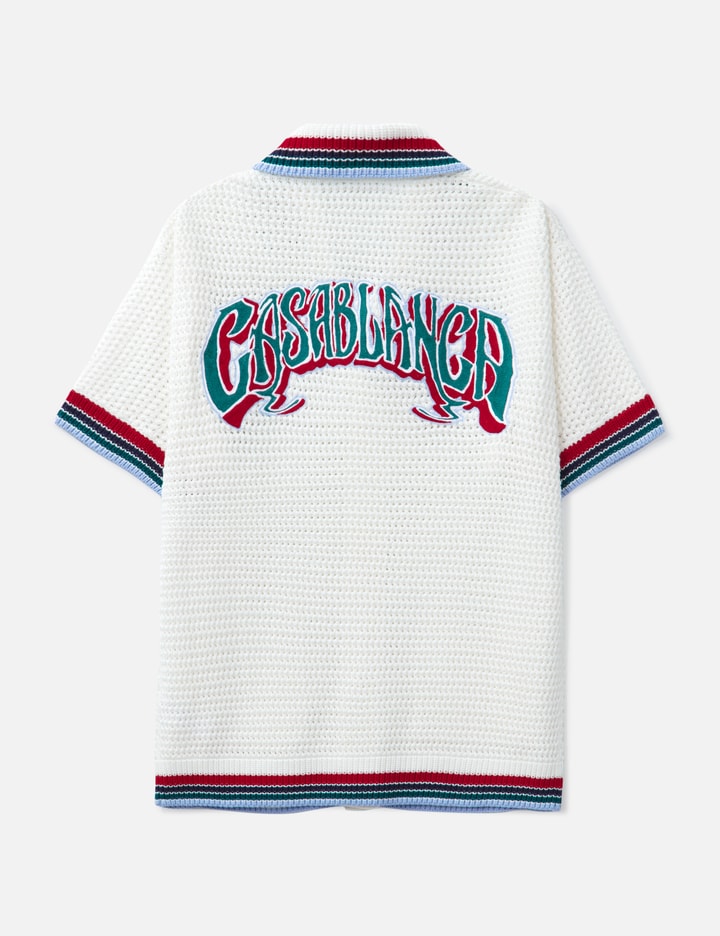 Sporty Faux Crochet Shirt Placeholder Image