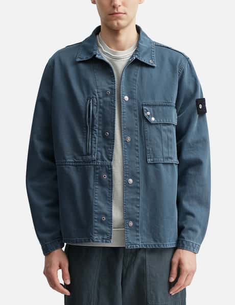 Denim Indigo Comfort Fit Overshirt view 10