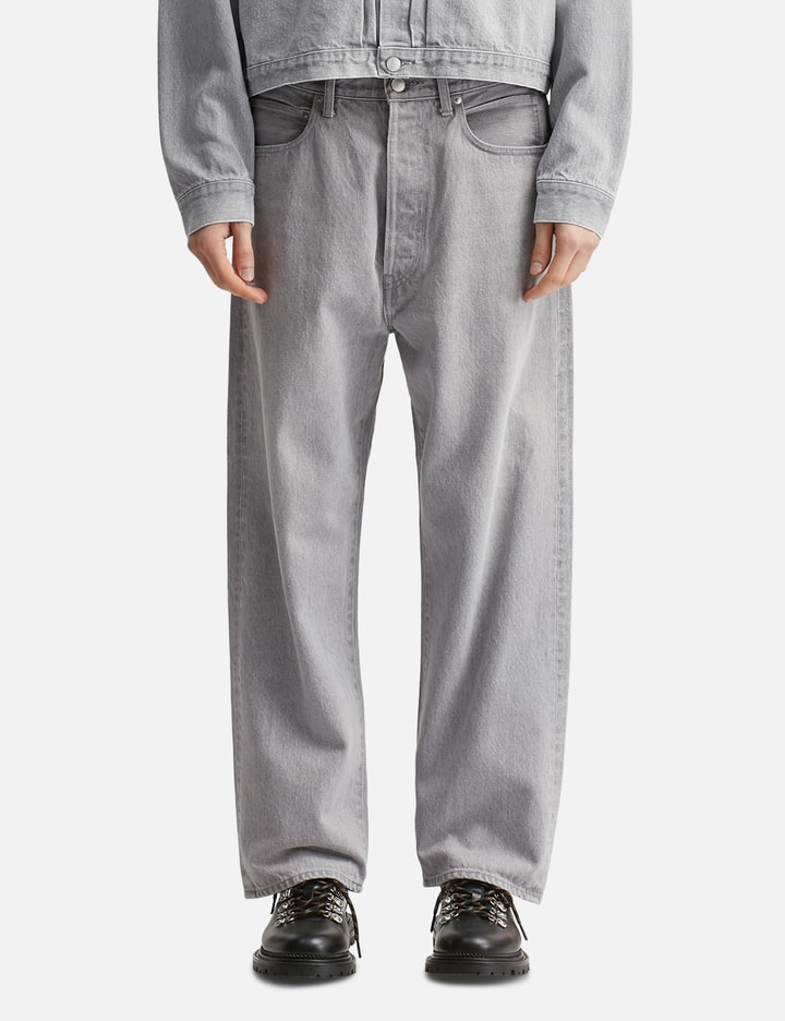 Unlikely Time Travel Jean Wide Gray Denim Placeholder Image