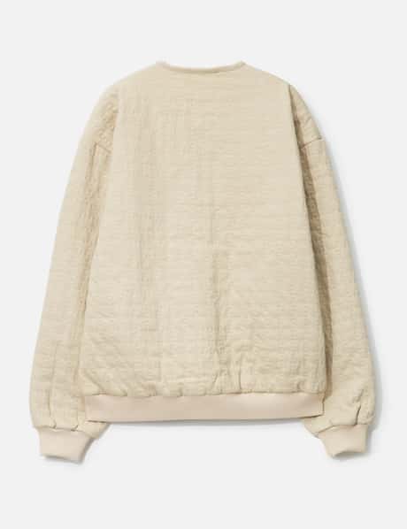 Ivory Poofy Bomber Jacket view 9