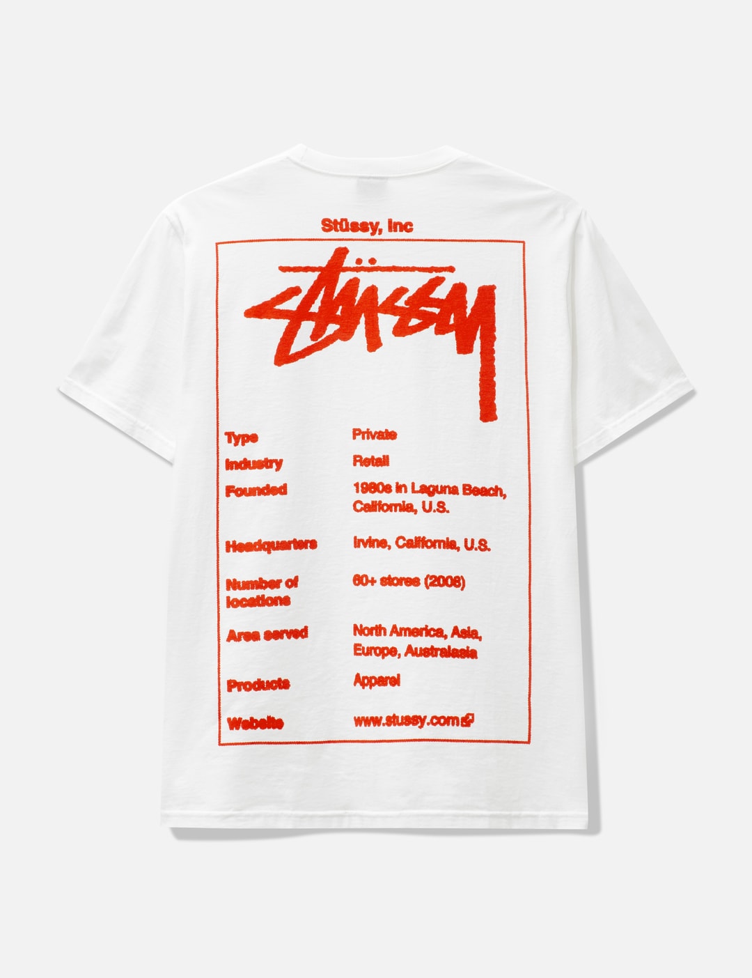 affjedring skrue indad Stüssy - Wiki T-shirt | HBX - Globally Curated Fashion and Lifestyle by  Hypebeast
