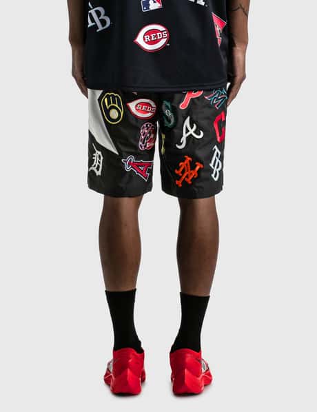 Supreme Basketball Shorts All Teams Logo Black/white