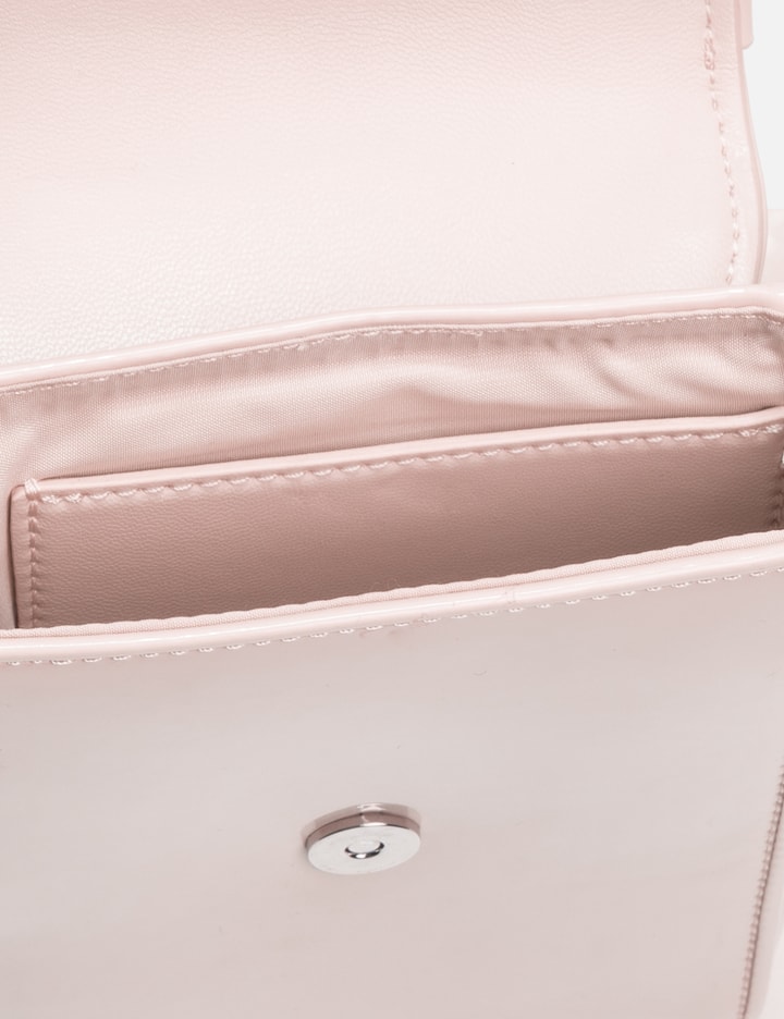 아크네 스튜디오 Akki Patent Plaque Face Bag