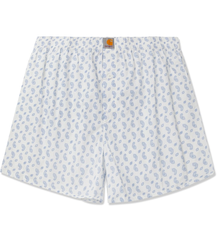 White/Bleach Paisley Print Boxers Placeholder Image