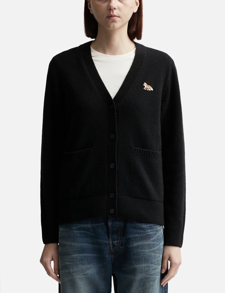 MAISON KITSUNÉ BABY FOX PATCH BOXY CARDIGAN