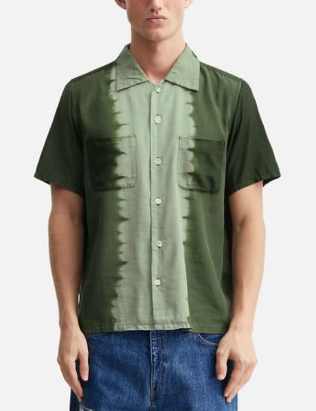 Hand Dye Open Collar SS Shirt view 10