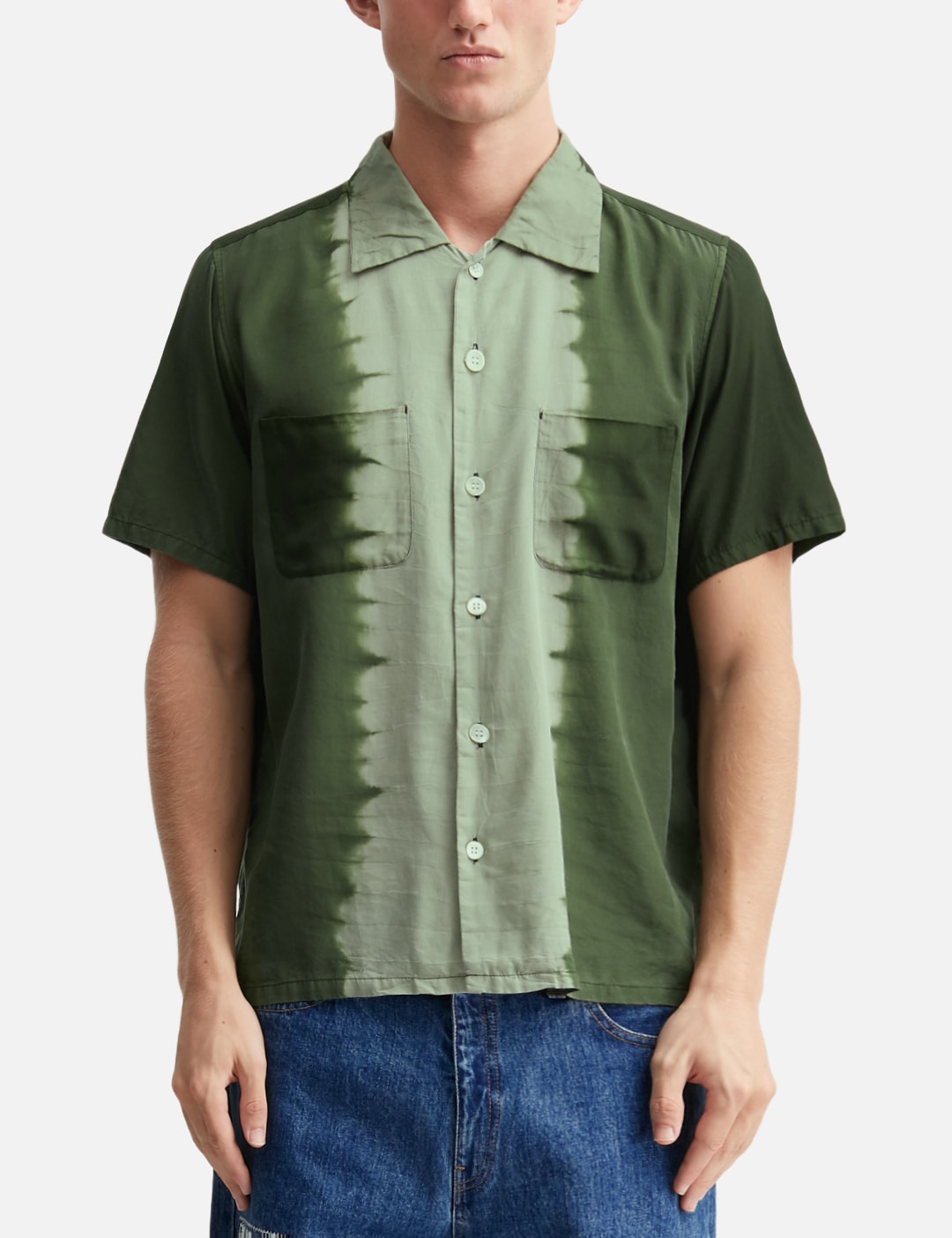 Hand Dye Open Collar SS Shirt view 18
