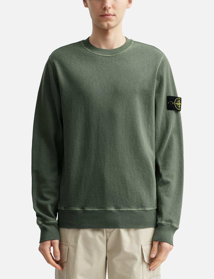 Stone Island Malfilé Cotton Fleece Sweatshirt