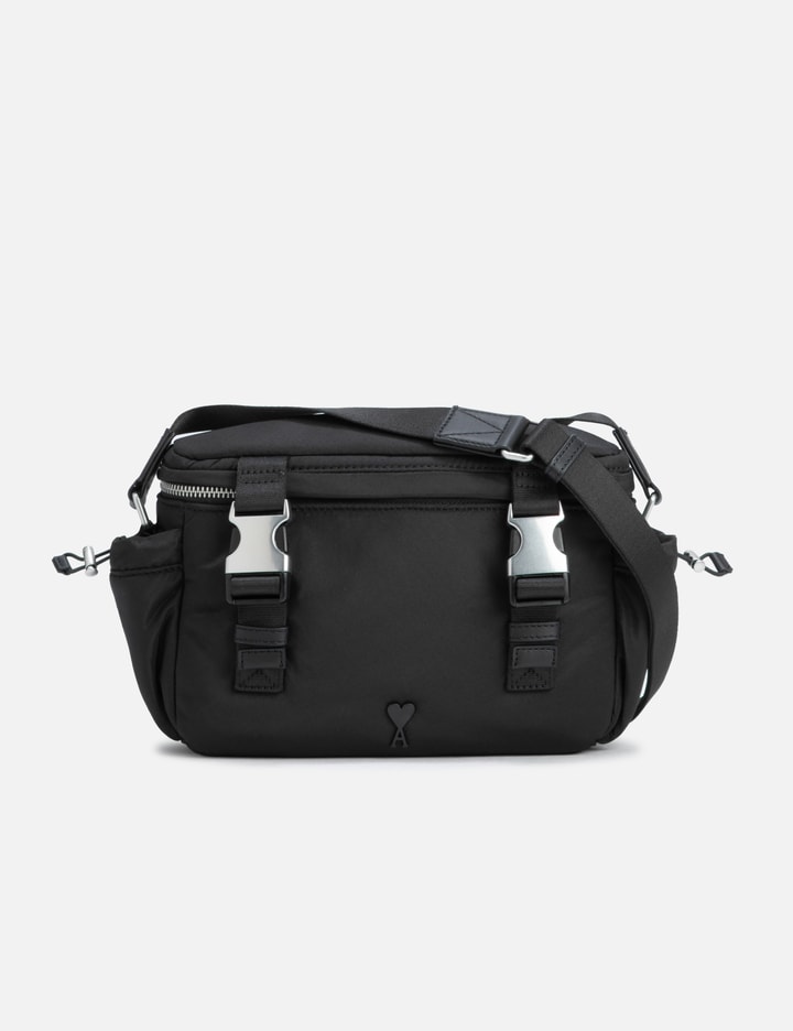 Ami Alexandre Mattiussi Adc Messenger Bag In Black