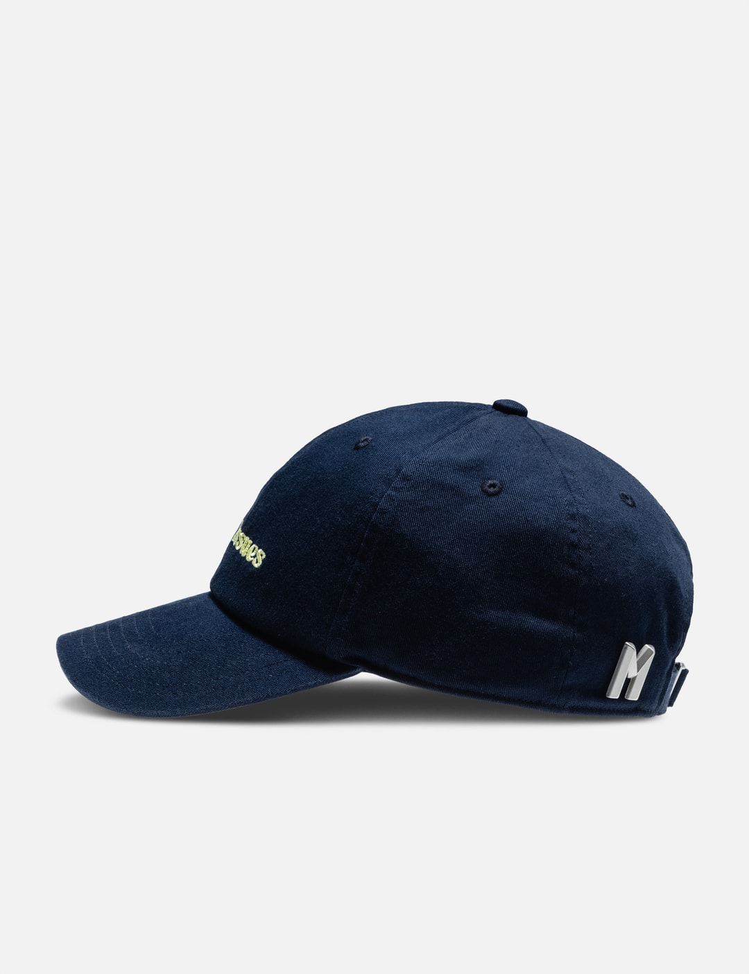 Navy Letter Embroidered Baseball Cap view 8