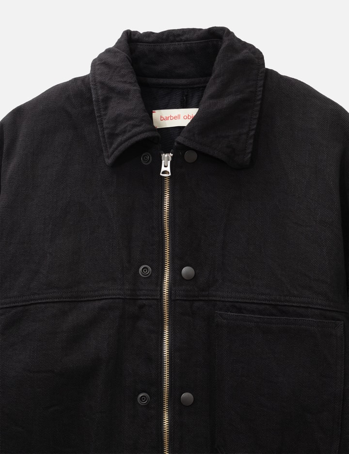 Barbell Object Denim Coverall
