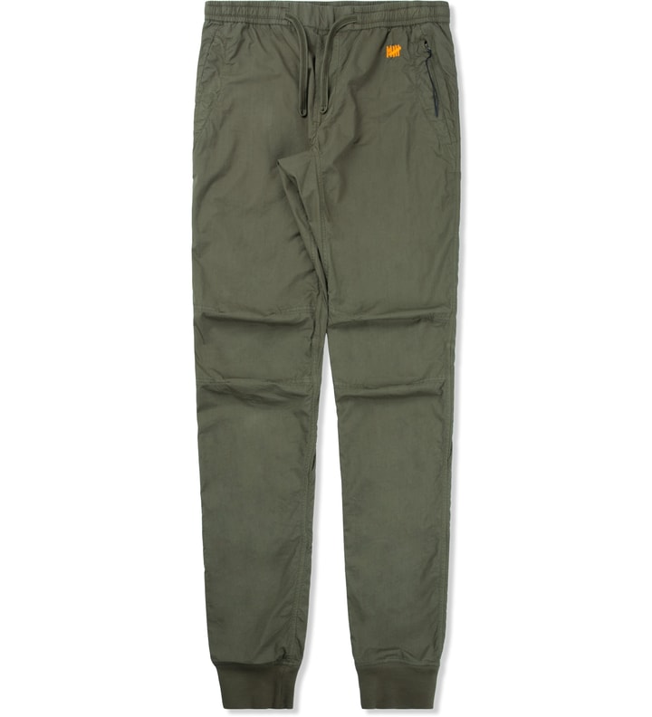 Maharishi x Undefeated Olive Lack Woven Track Pants Placeholder Image