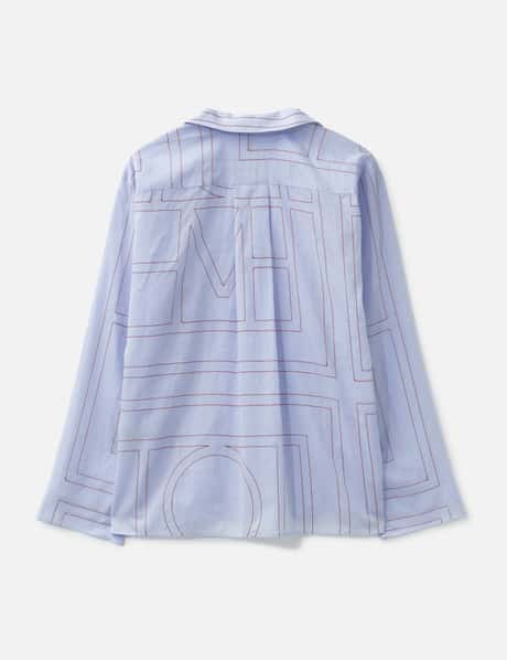 Monogram Cotton-Blend PJ Top view 8