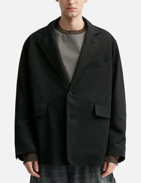 Wool Gabardine City Uniform Tailored Jacket view 11