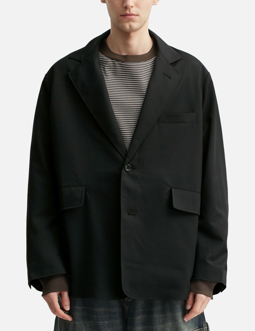 Wool Gabardine City Uniform Tailored Jacket view 12