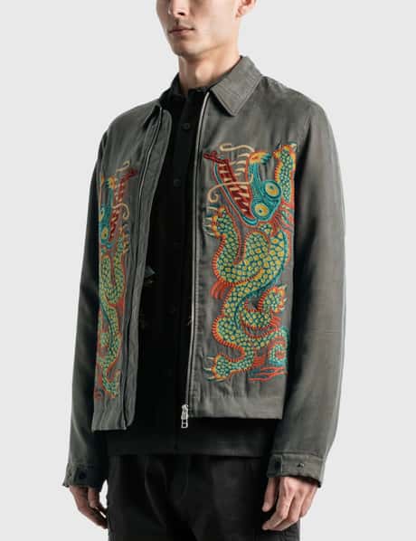 Maharishi Liberty Dragon Silk Jacket HBX - Main Image